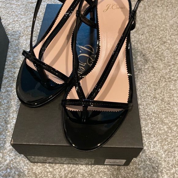 Brand new Jcrew sling back sandal in ivory/black 9 - Picture 5 of 8